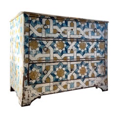 Spanish Geometric pattern Chest of Drawers