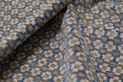 Spanish Geometric Patterned Wool Rug  9'1''x11'10''