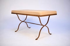 Spanish Gilded Iron Bench or Coffee-Table, 1950s