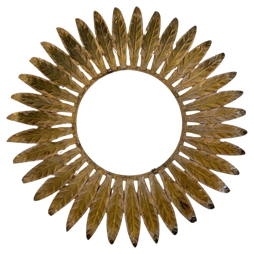 Spanish Gilded Iron Sunburst