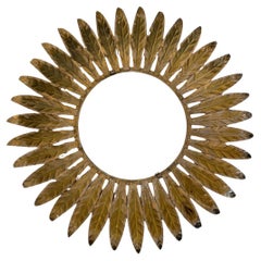 Spanish Gilded Iron Sunburst