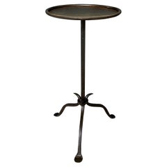 Spanish Gilt Iron Drinks Table with Painted Base