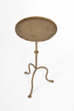 Spanish Gilt Iron Martini Table C. 1950s