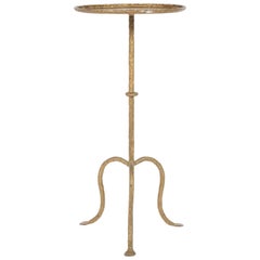 Spanish Gilt Iron Martini Table C. 1950s