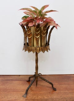 Spanish Gilt Metal Plant Stand 'circa 1960s'