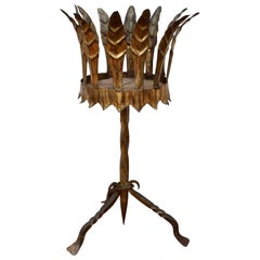 Spanish Gilt Metal Plant Stand 'circa 1960s'
