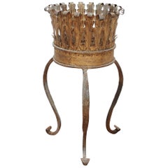 Spanish Gilt Metal Plant Stand 'circa 1960s'