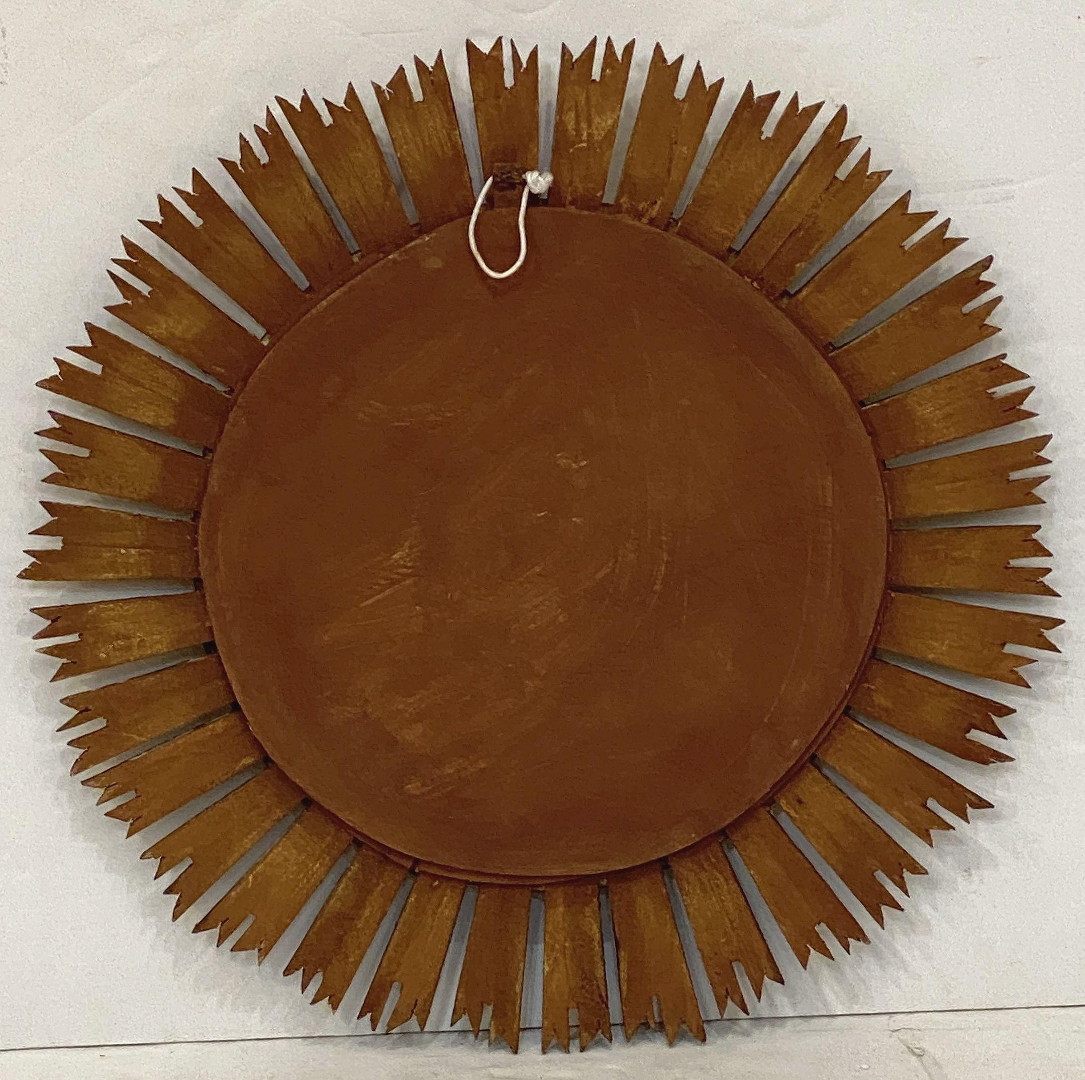 Espejo Español Dorado Rayo de Sol o Rayo de Estrella (Diámetro 25) en venta 5