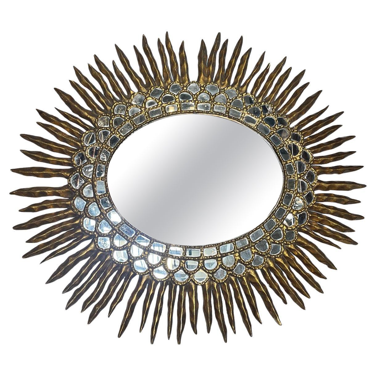 Spanish Gilt Wood Mirror