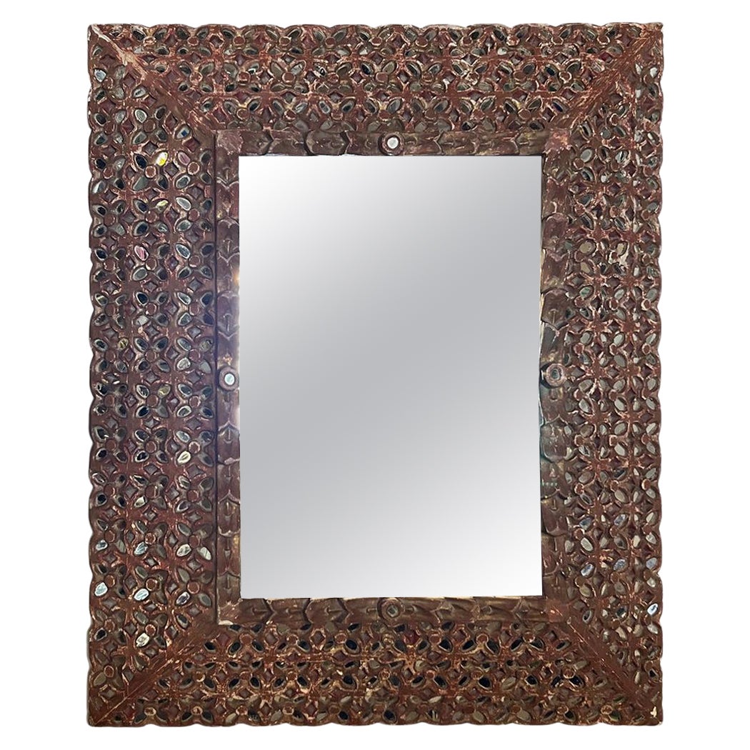Spanish Gilt Wood Mirror