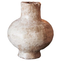 Spanish Glazed Terracotta Jar Vase, 1950s