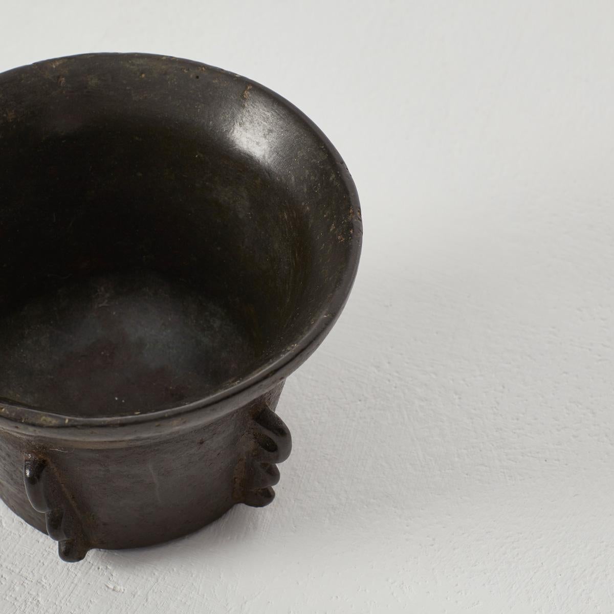 Spanish Gothic Mortar in Bronze, 15th-16th Century In Good Condition In London, GB