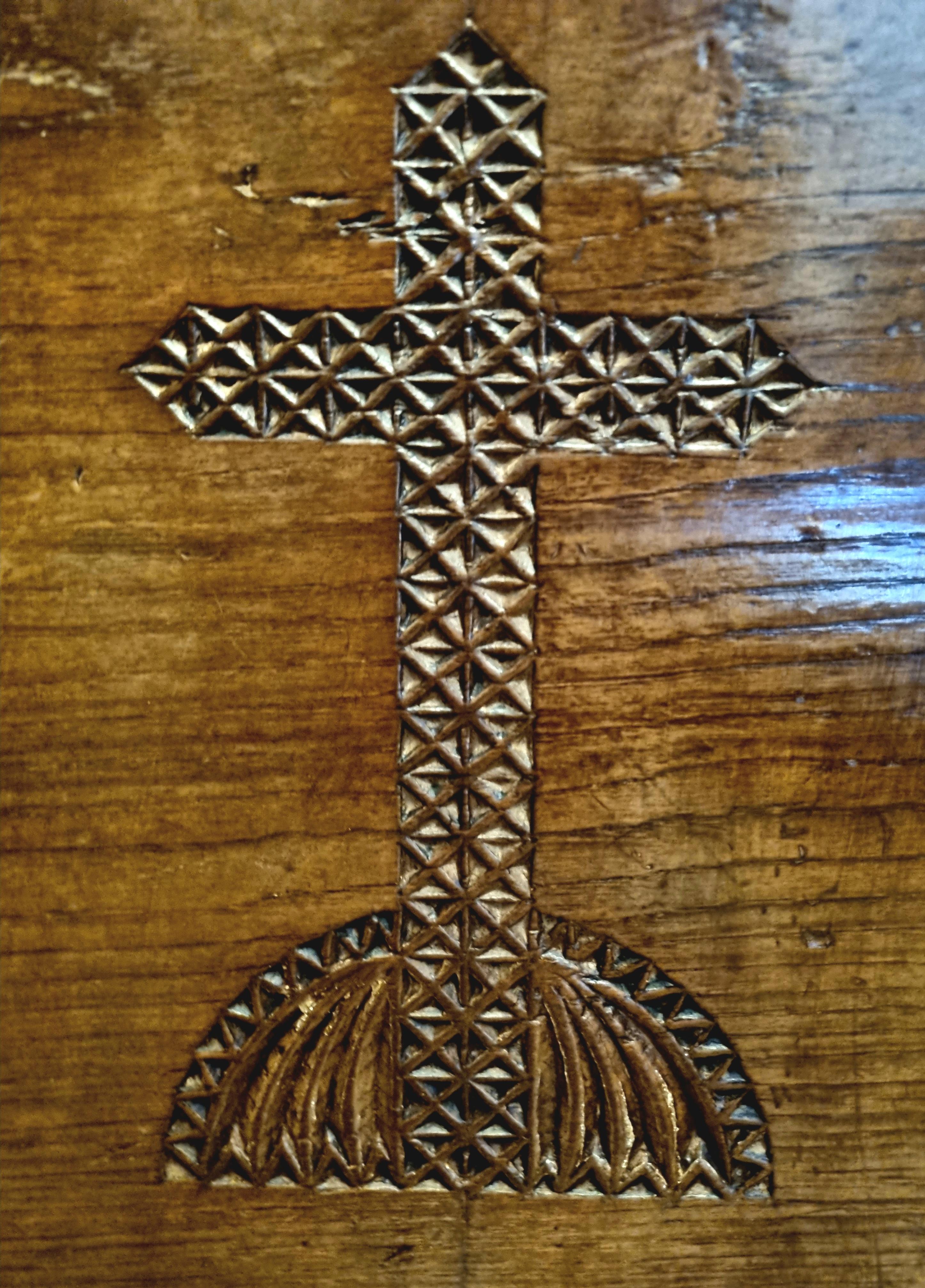 Coffre de cathédrale gothique espagnol en chêne, vers 1600 Bon état - En vente à Hoddesdon, GB