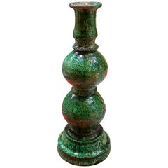 Spanish Green Glazed Ceramic Roof Spire