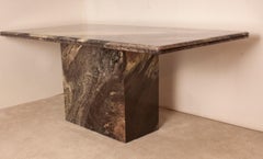 Spanish Green Marble Dinning Table, 1970s