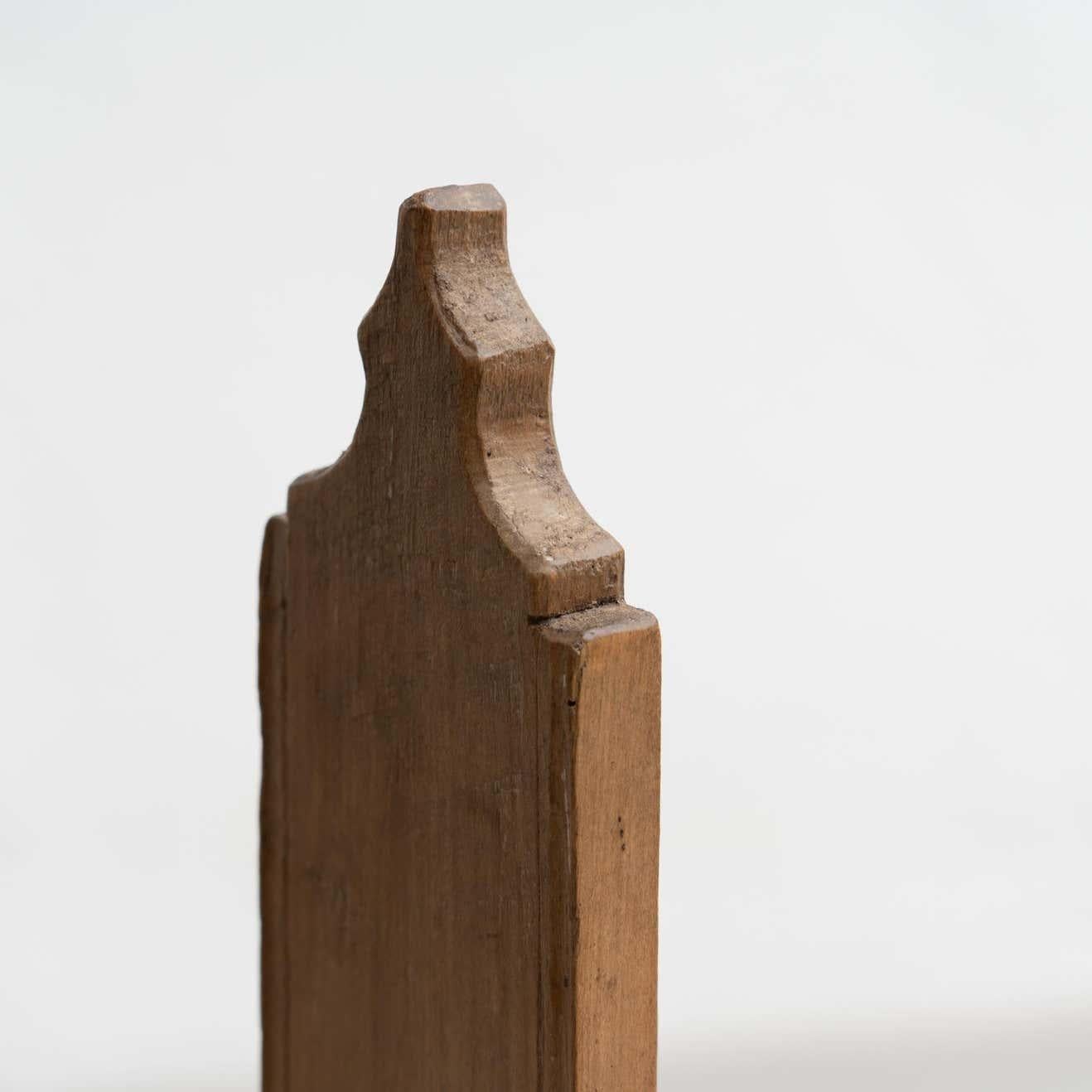 Mid-Century moderno Candeliere tradizionale spagnolo 'Hachero' in Wood, circa 1930 in vendita