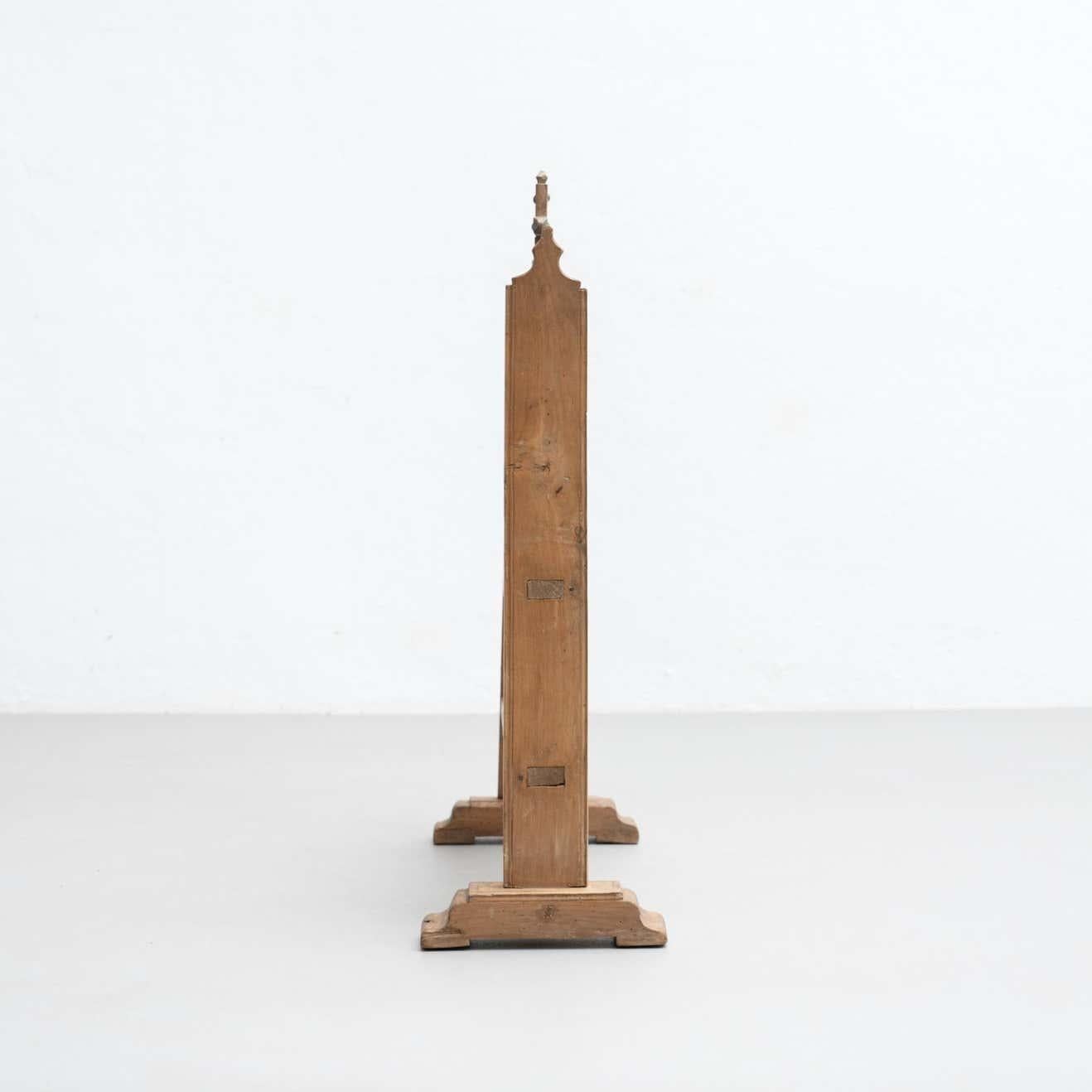 Candeliere tradizionale spagnolo 'Hachero' in Wood, circa 1930 in vendita 2