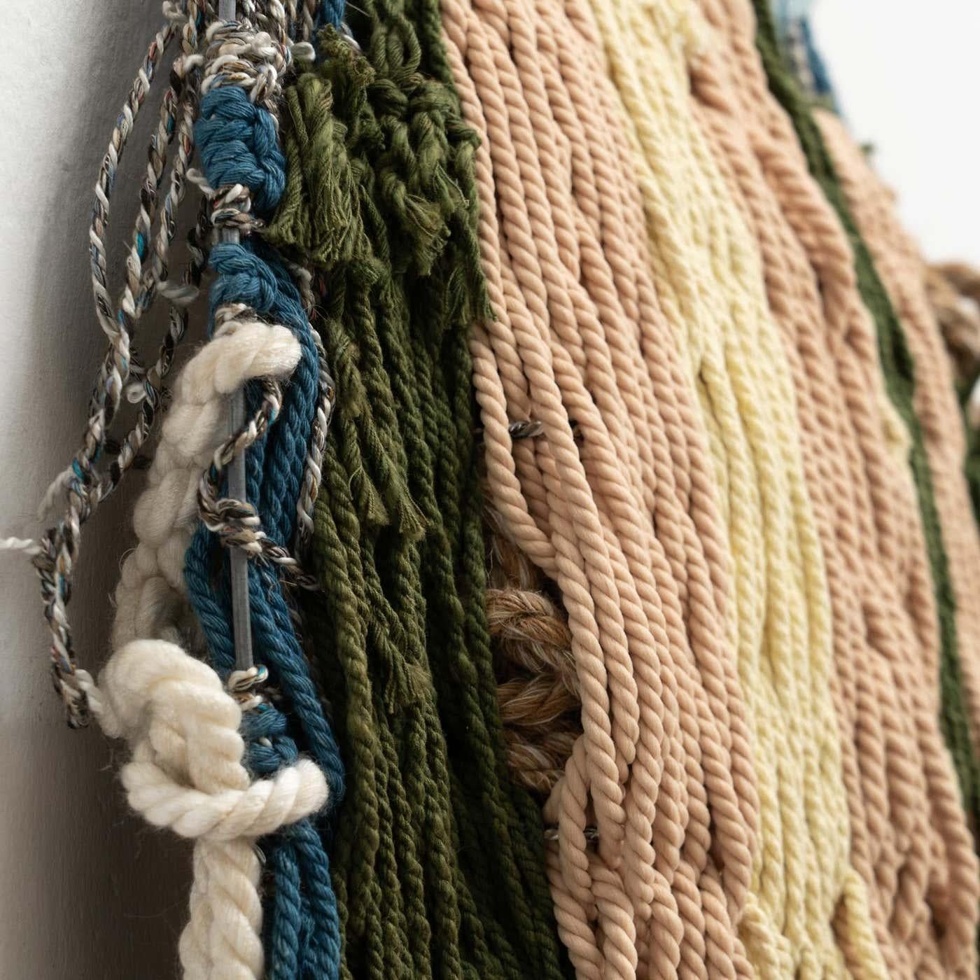 Spanish Hand Knotted Wool Tapestry, circa 1960 im Angebot 5