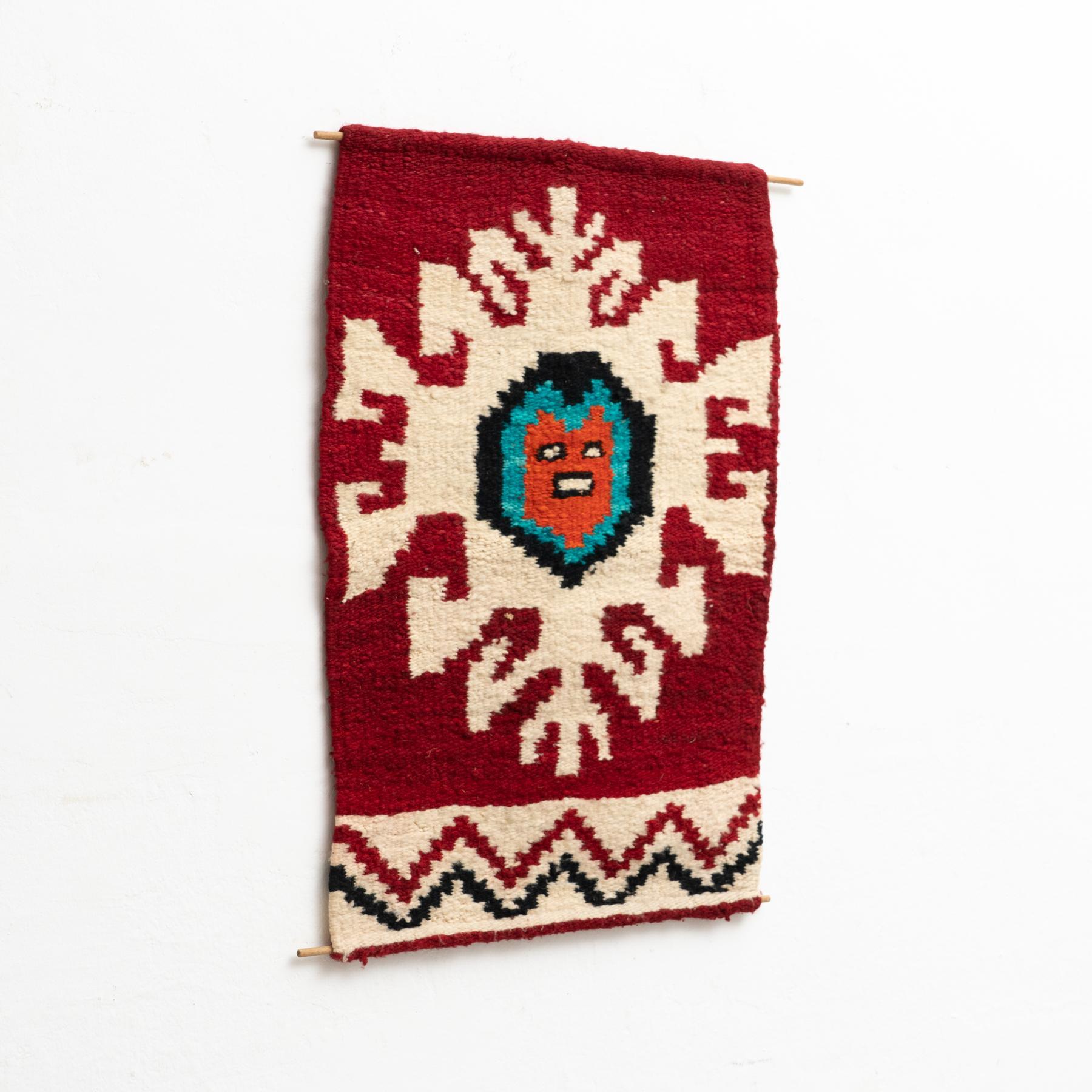 Mid-Century moderno Arazzo spagnolo in lana annodato a mano, 1960 circa in vendita