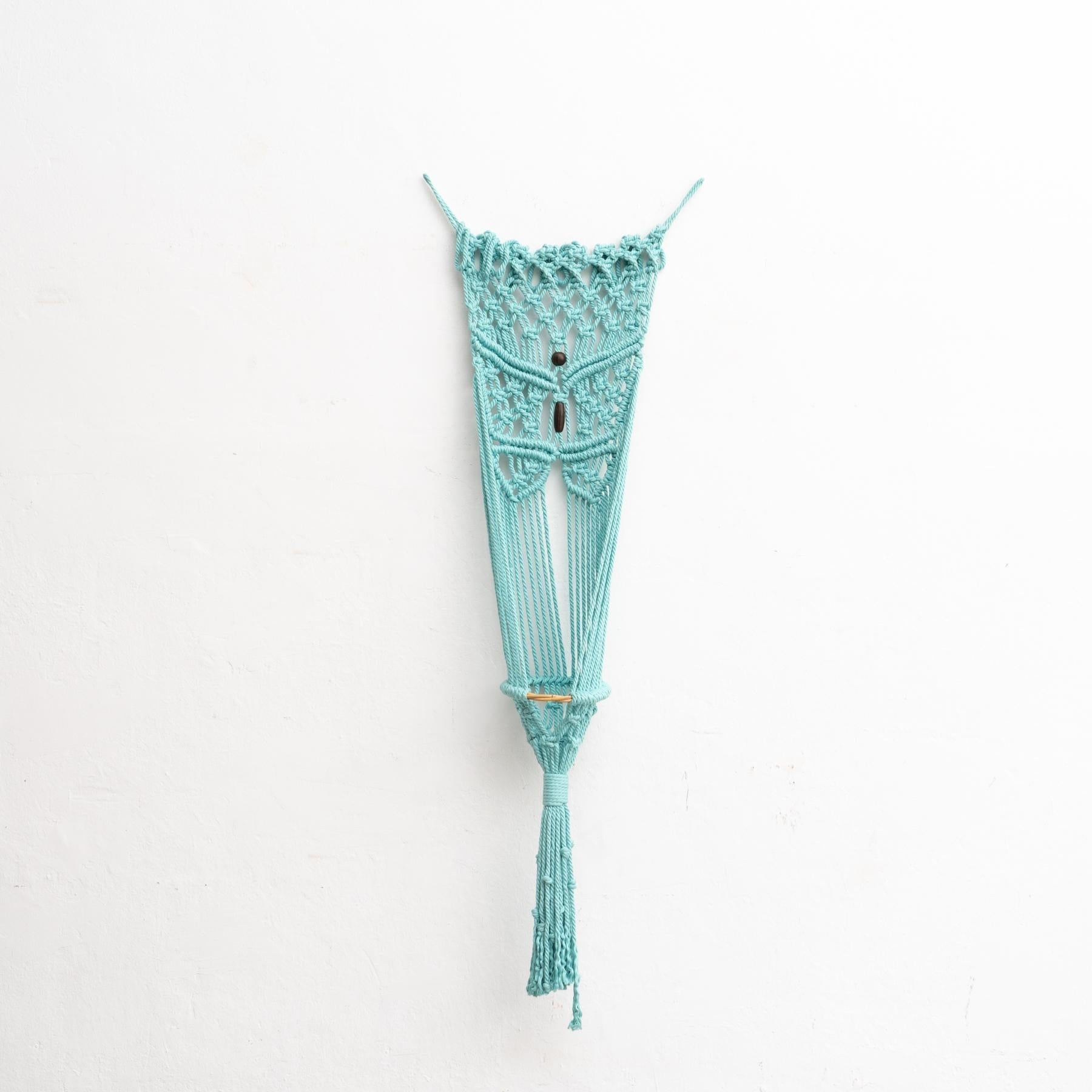 Mid-Century moderno Arazzo spagnolo in lana annodato a mano, 1960 circa in vendita