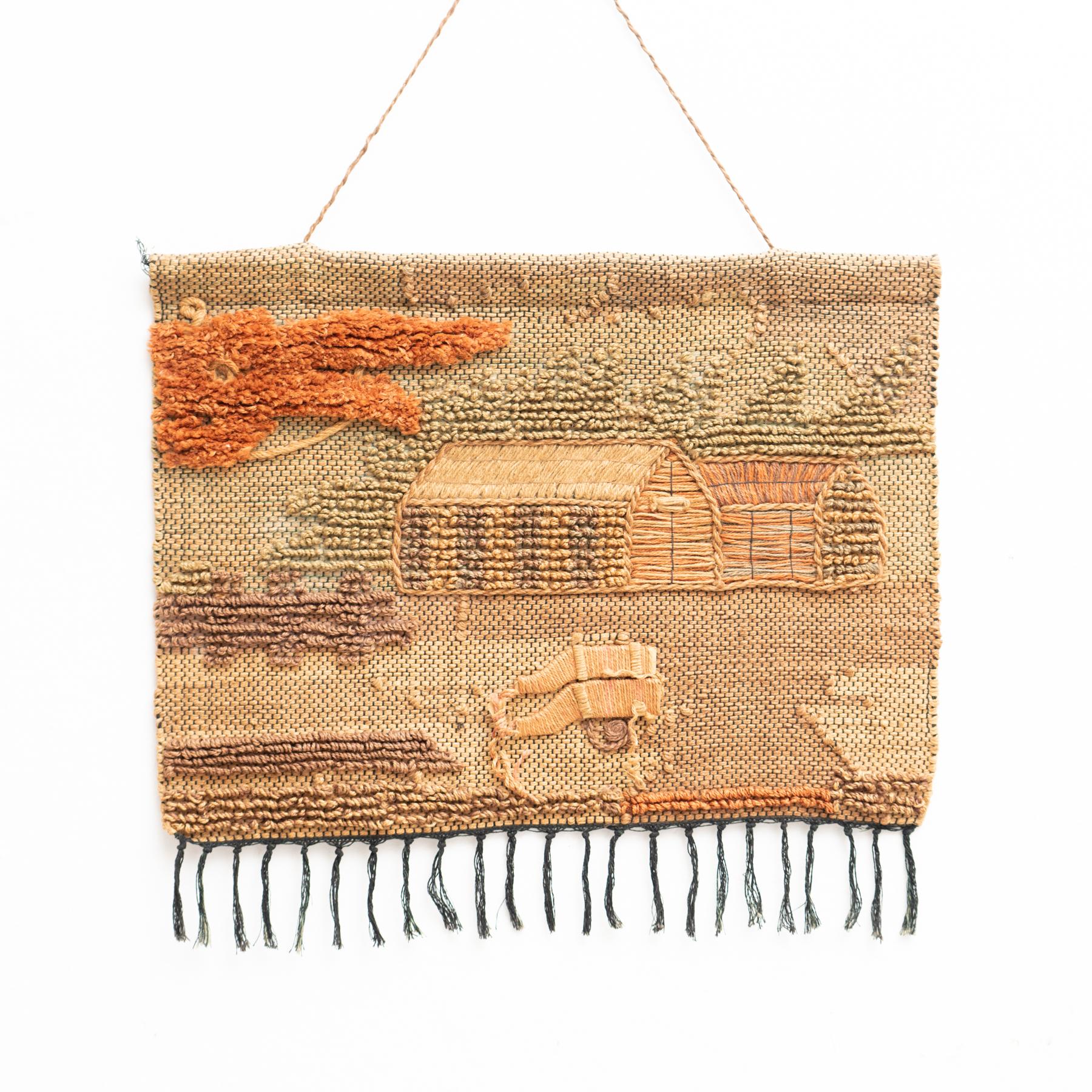 spanish tapestry wall hanging