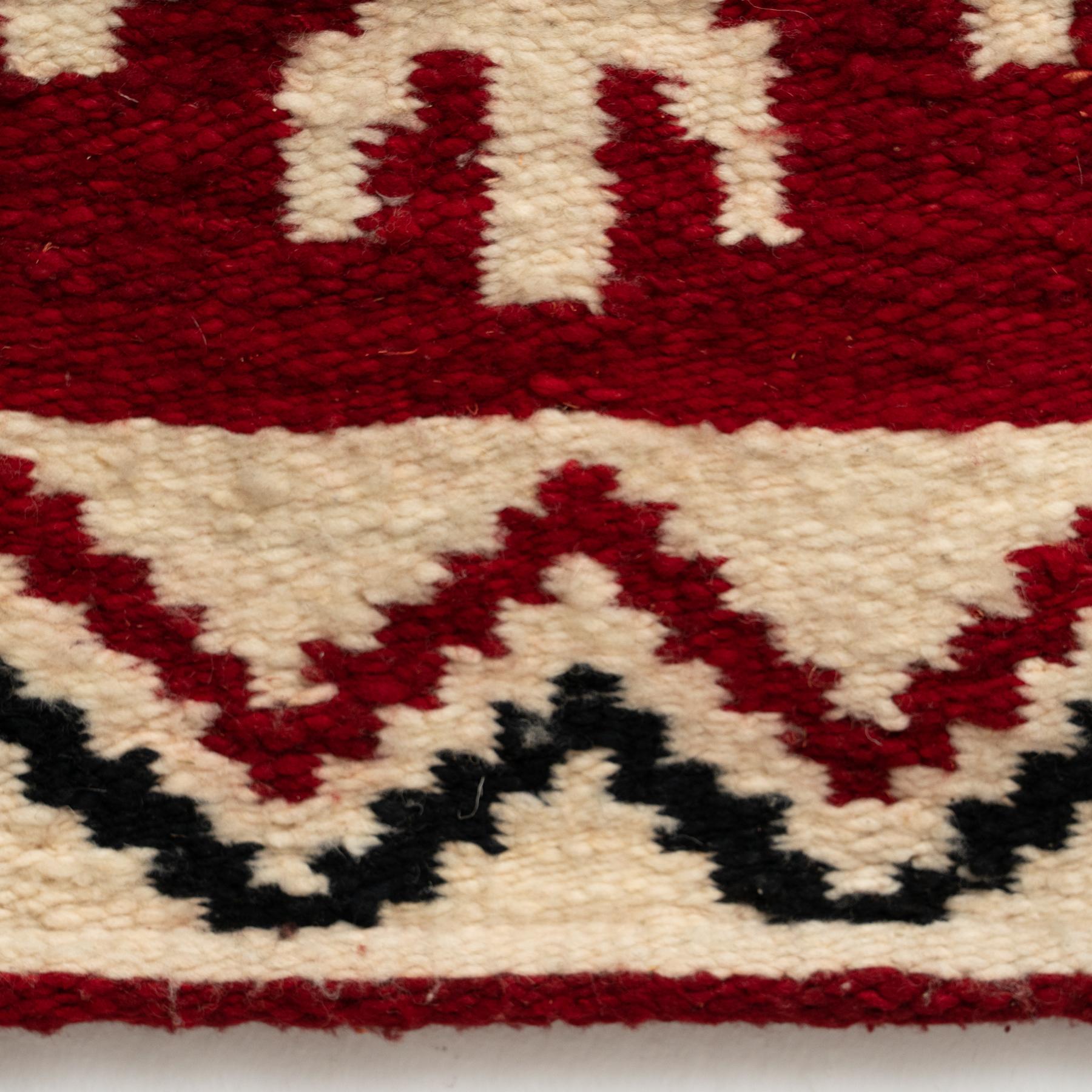 Spanischer handgeknüpfter Wandteppich aus Wolle, um 1960 im Angebot 2