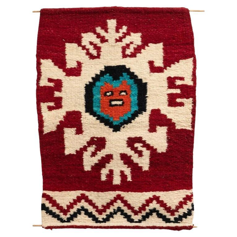 Spanish Hand Knotted Wool Tapestry, circa 1960 im Angebot