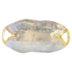Spanish Hand Pounded Aluminum and Brass Decorative Bowl by David Marshall