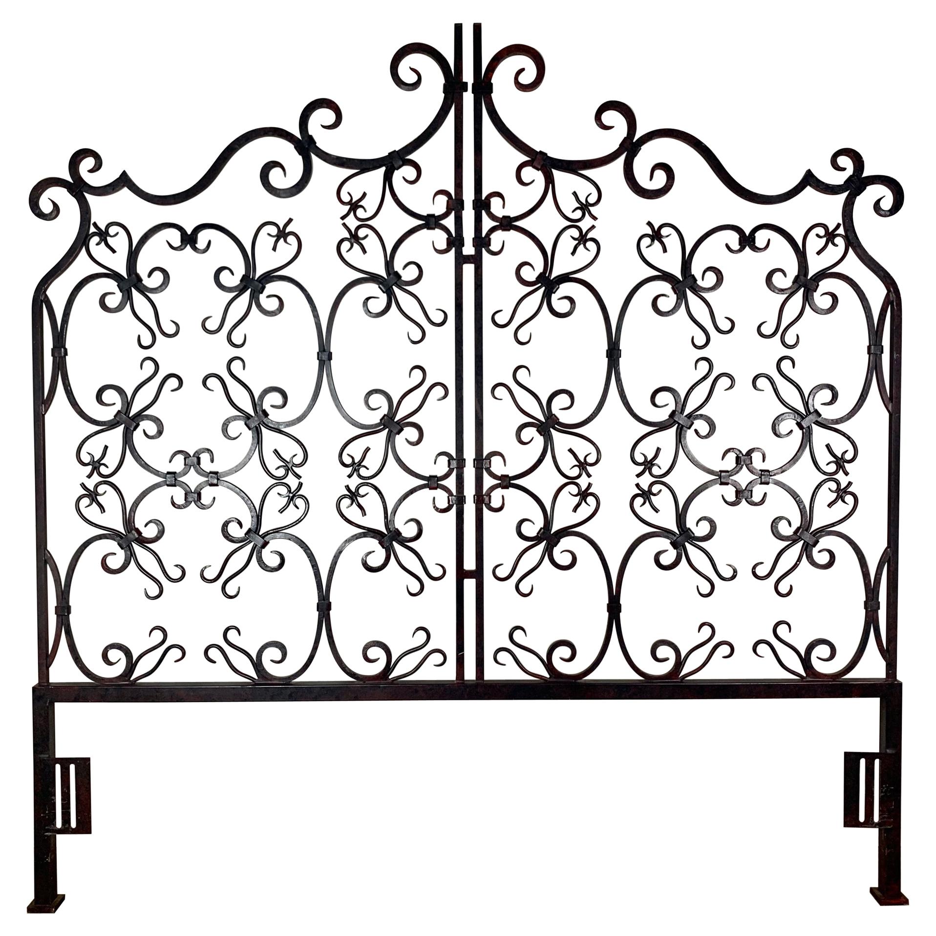 Wrought Iron Beds And Bed Frames 13, Ornate Iron Headboard