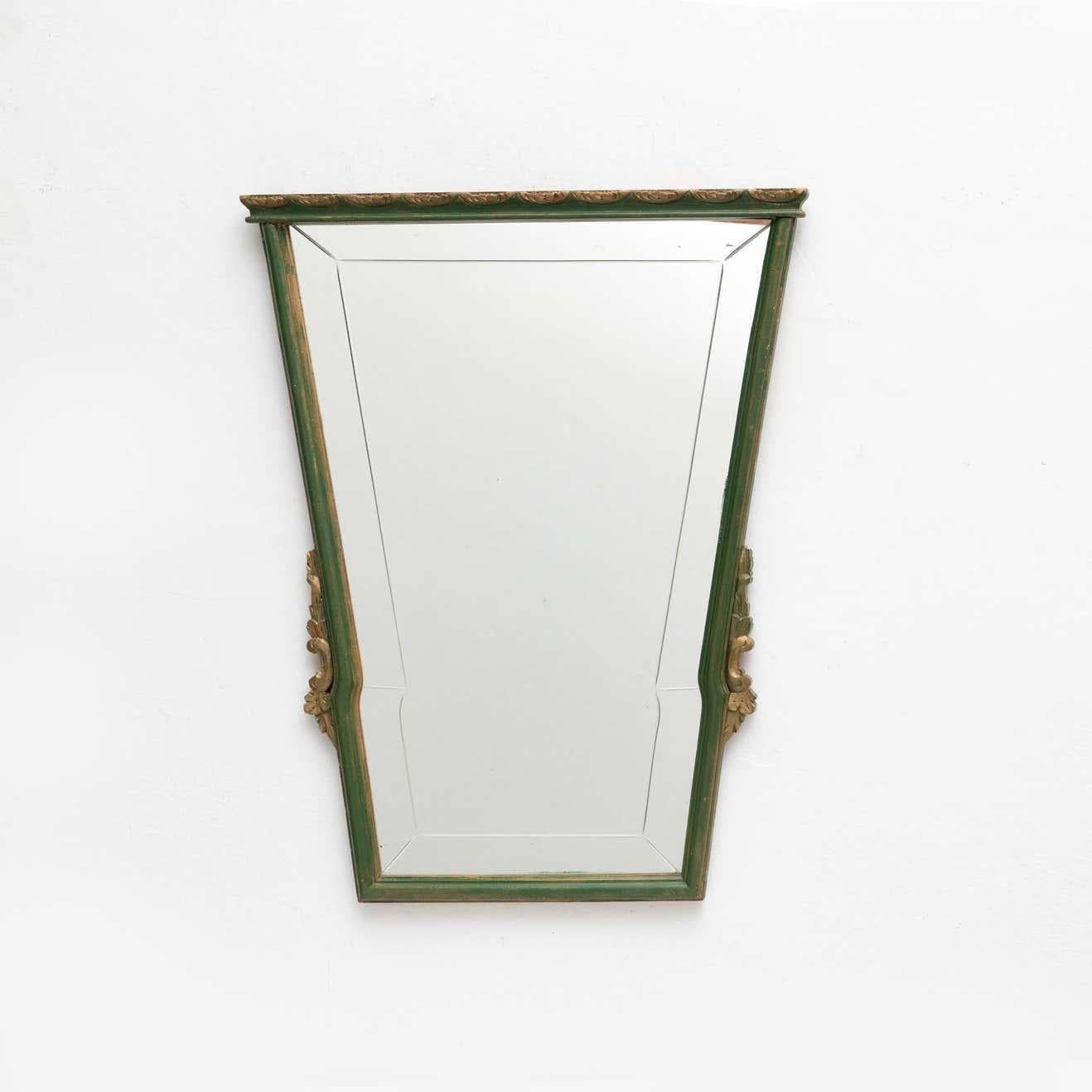 Spanish Handcrafted Mirror, circa 1950 For Sale 7