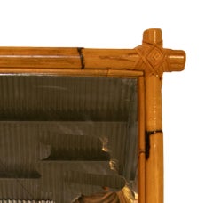 Spanish Handmade Bamboo Wall Mirror