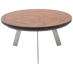 "Spanish Harlem" 21st Century Rosewood Coffee Table by Ivan Paradisi, Italy