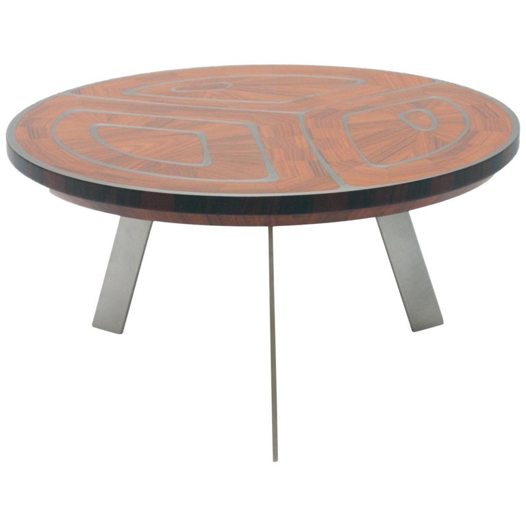 "Spanish Harlem" 21st Century Rosewood Coffee Table by Ivan Paradisi