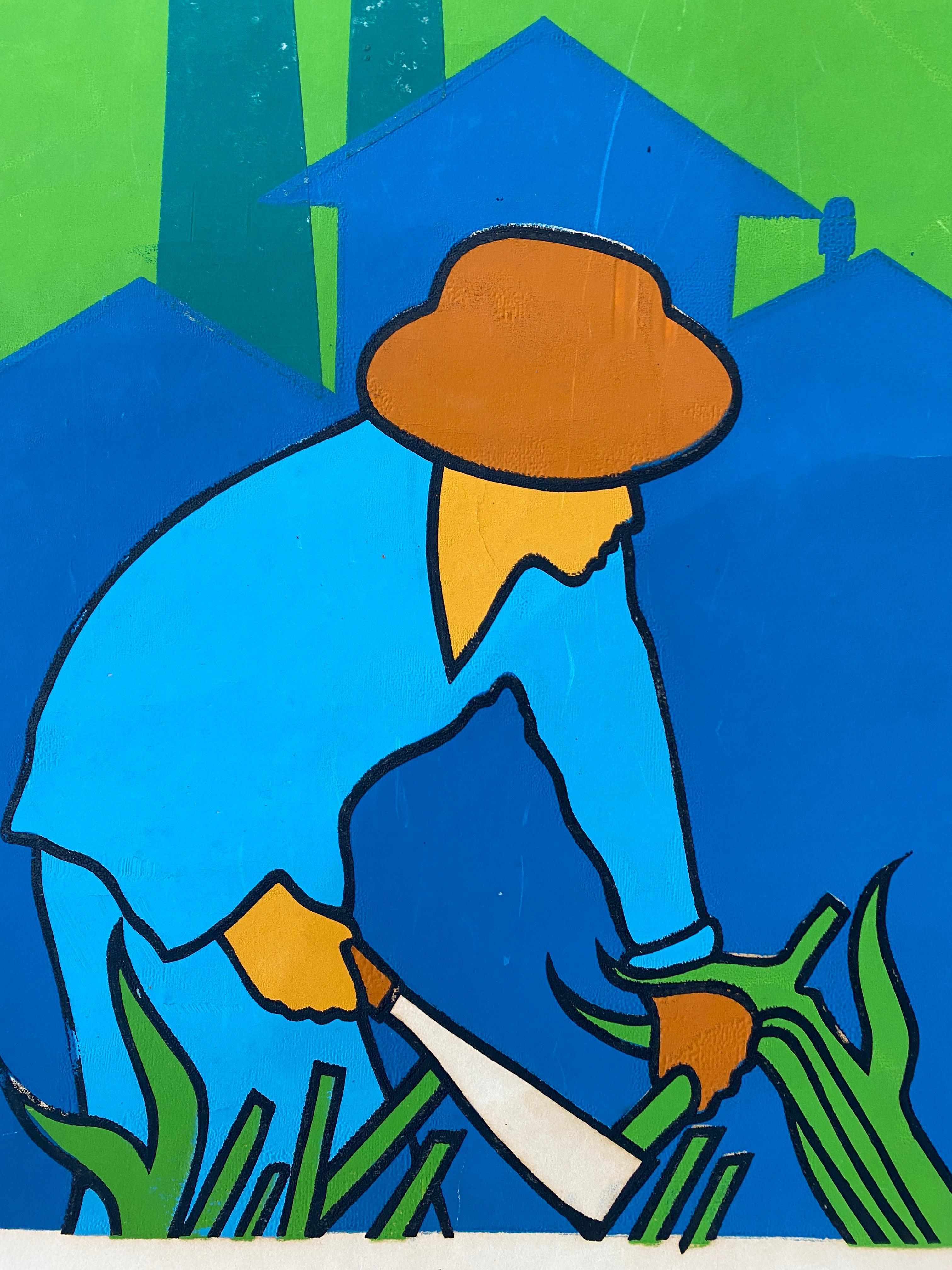 Spanische Ernte und Landwirtschaft, Original-Vintage-Poster, 1975

KÜNSTLER	
Unbekannt 

CONDIT	
Gut

FORMAT	
Leinen mit Rückenlehne

ABMESSUNGEN	
79.5 x 51 cm 

JAHR	
1975