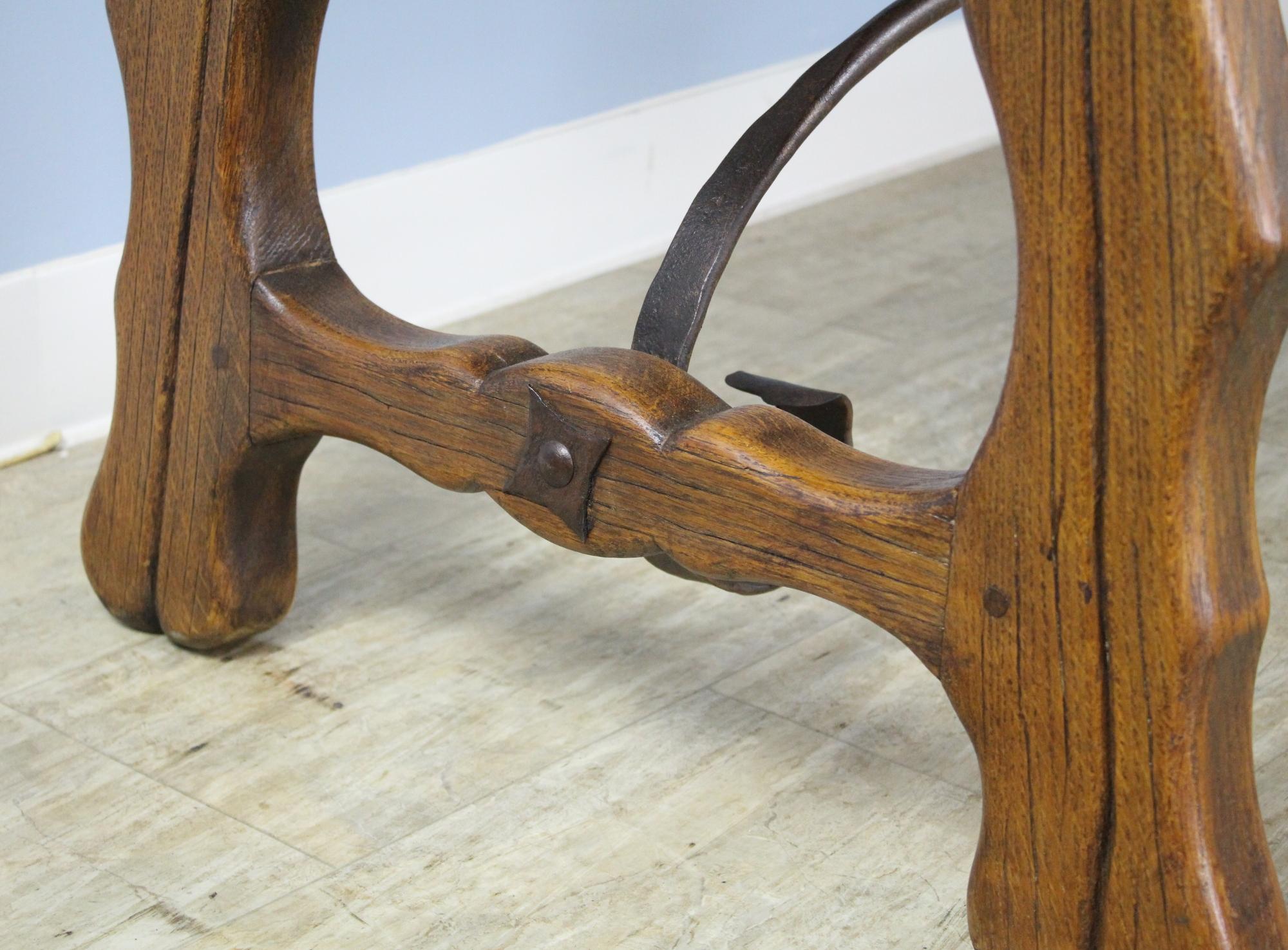 Spanish Iron Based Oak Table 3