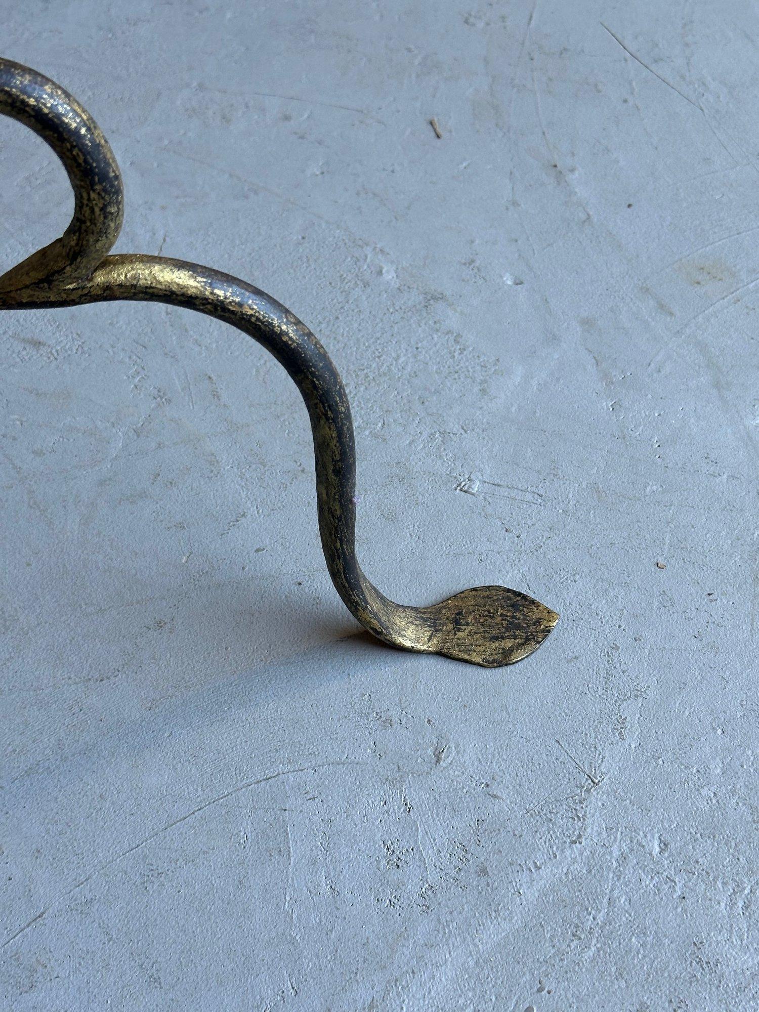 Spanish Iron Drinks Table on an Ornate Tripod Base For Sale 3