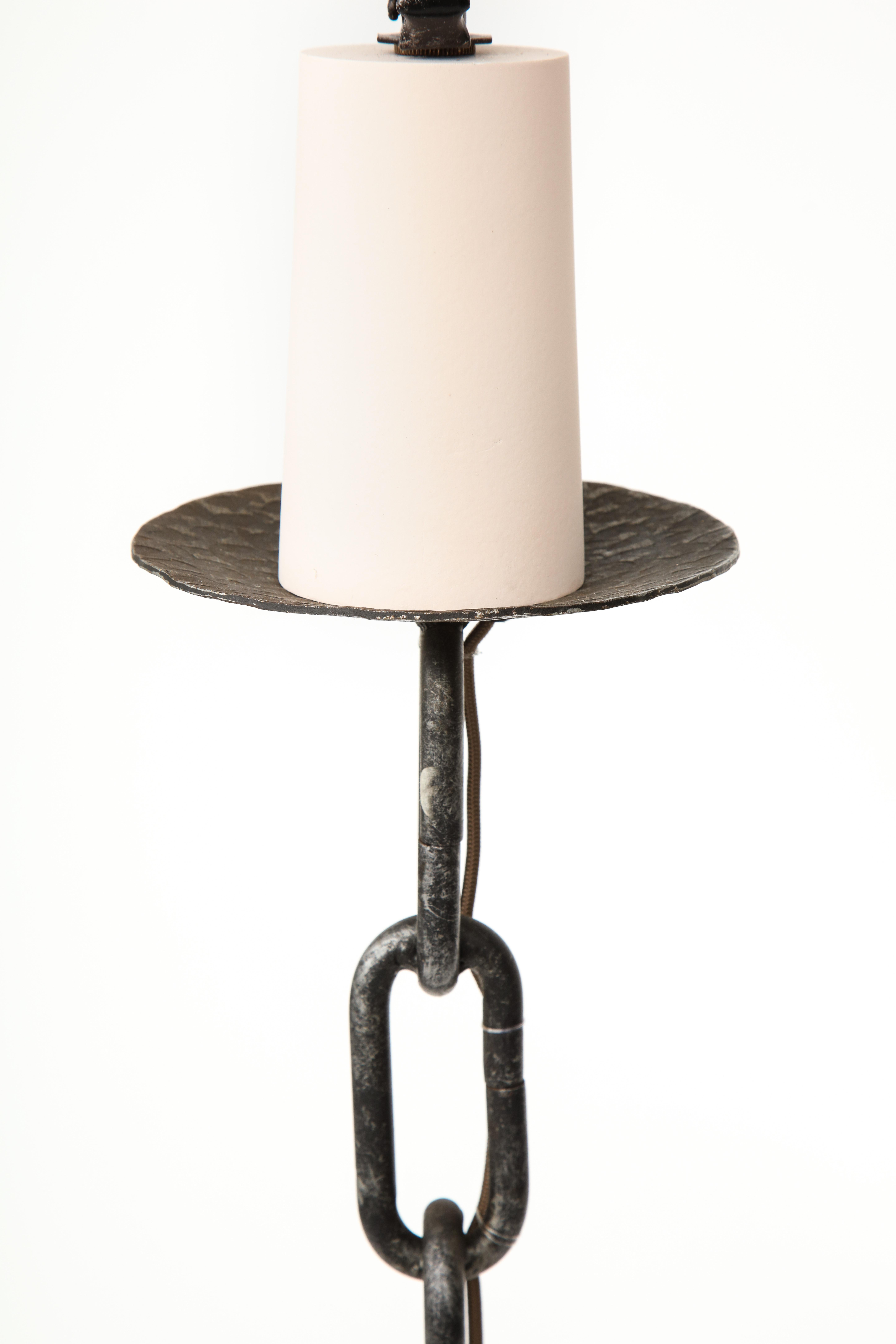 Wrought Iron Floor Lamps, Spain 1940's For Sale 7