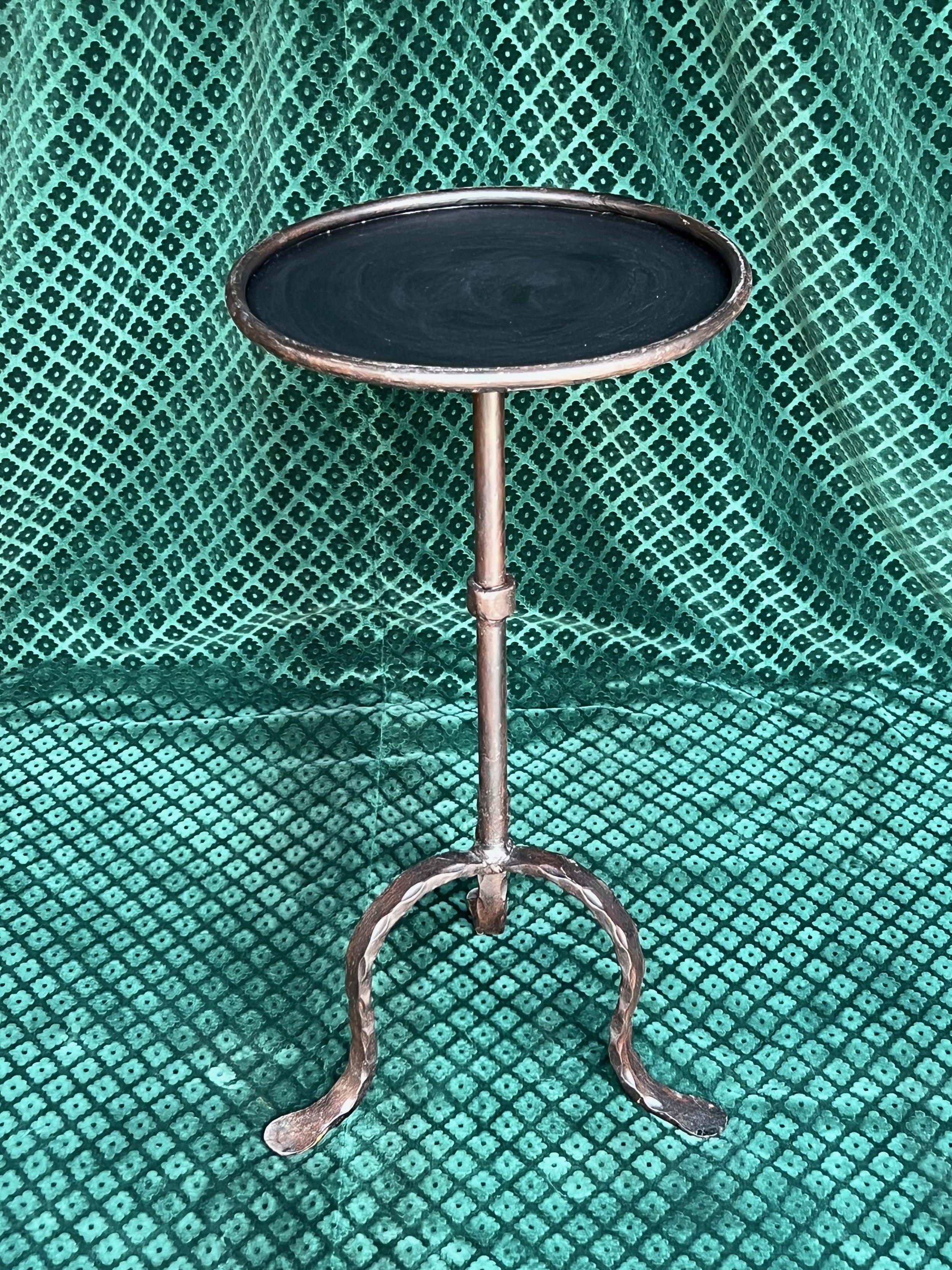 Spanish Iron Martini Table with Dark Bronze Patina 6