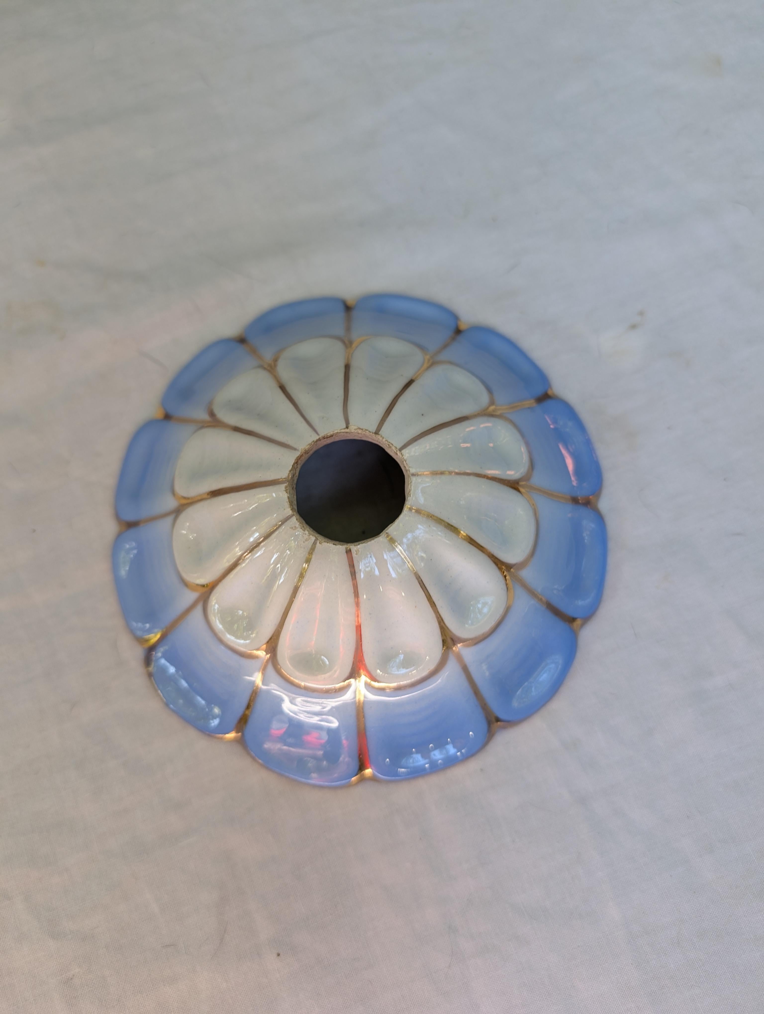 Spanish-Italian Porcelain Chandlier For Sale 7