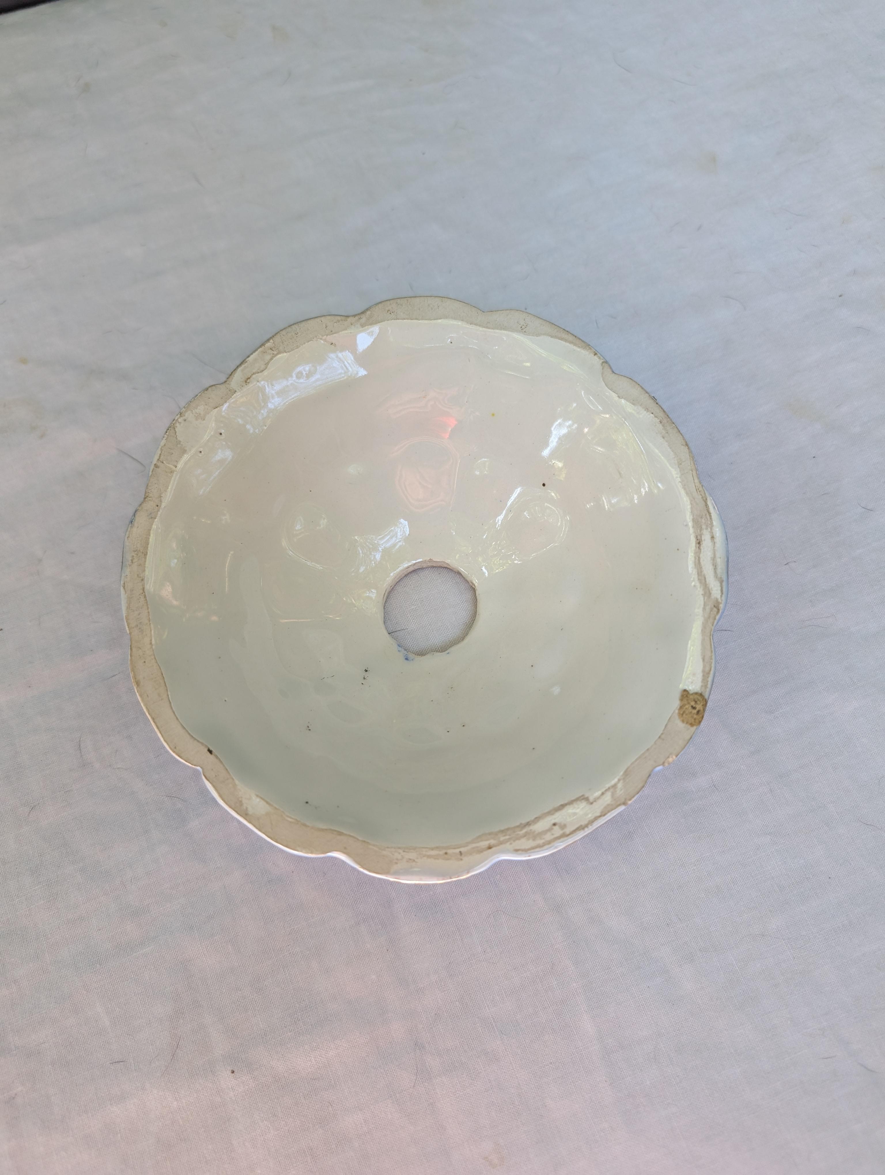 Spanish-Italian Porcelain Chandlier For Sale 8