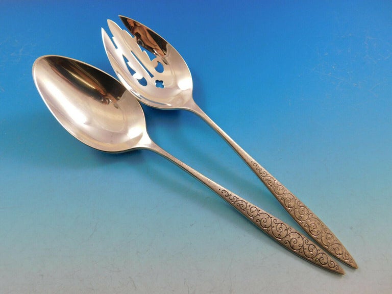 Spanish Lace by Wallace Sterling Silver Flatware Service for 8 Set 46