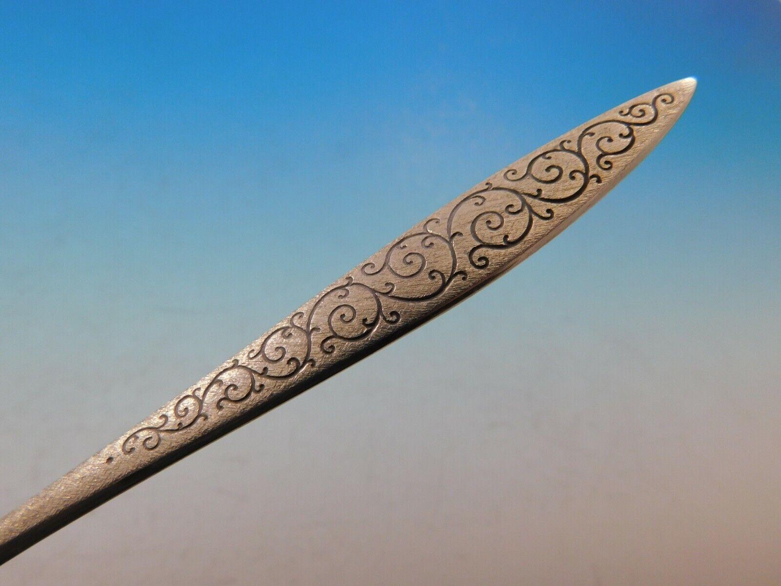 Set di posate in argento Sterling Spanish Lace by Wallace per 12 persone Servizio 63 pezzi In condizioni ottime in vendita a Big Bend, WI