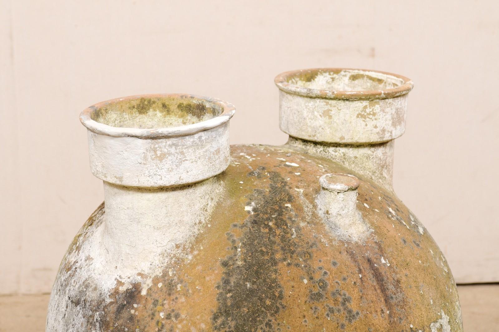 Pot espagnol en terre cuite de grande taille du début des 19e et 20e siècles Bon état - En vente à Atlanta, GA