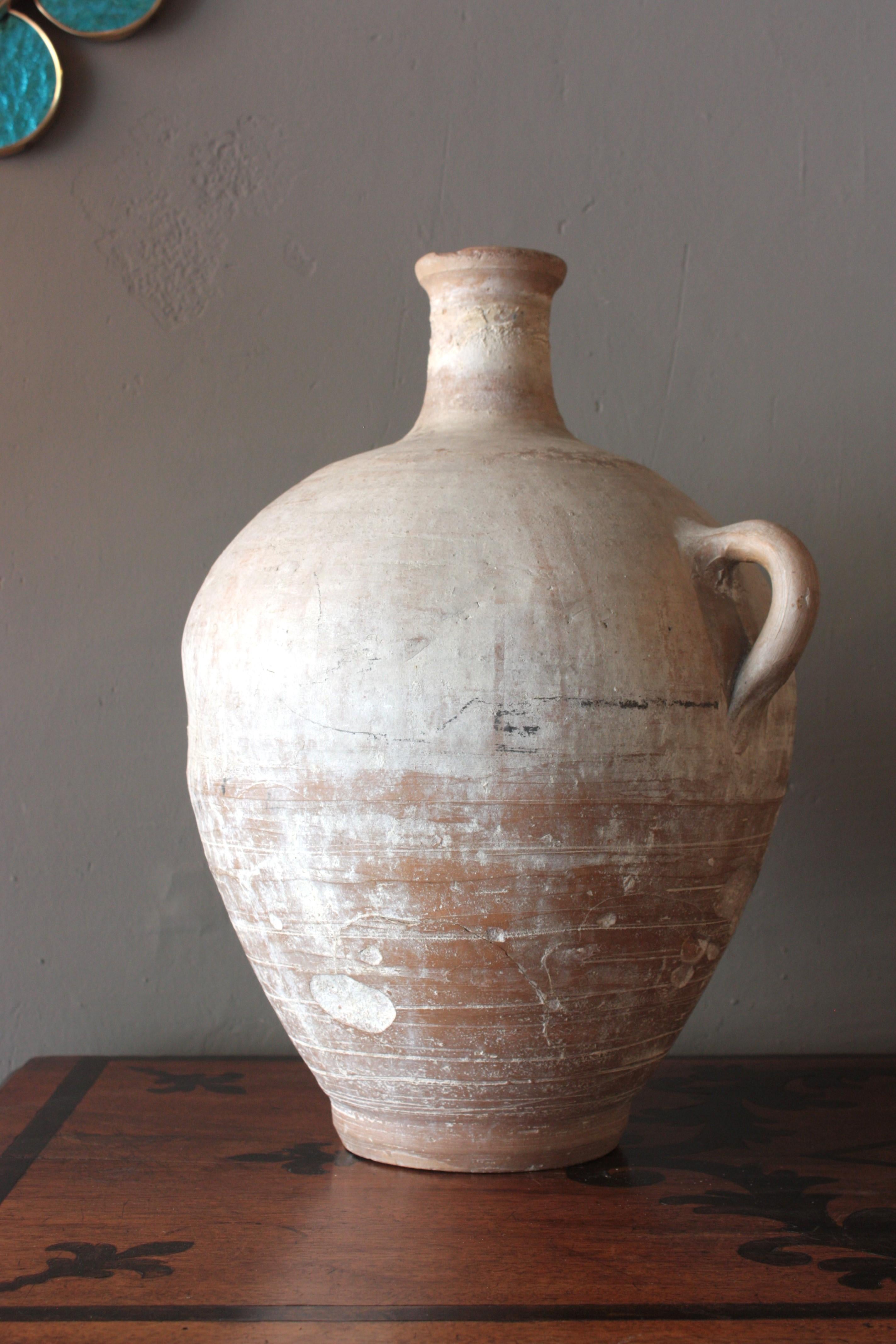 Spanish Large Terracotta Water Jar / Pitcher / Vessel For Sale 4