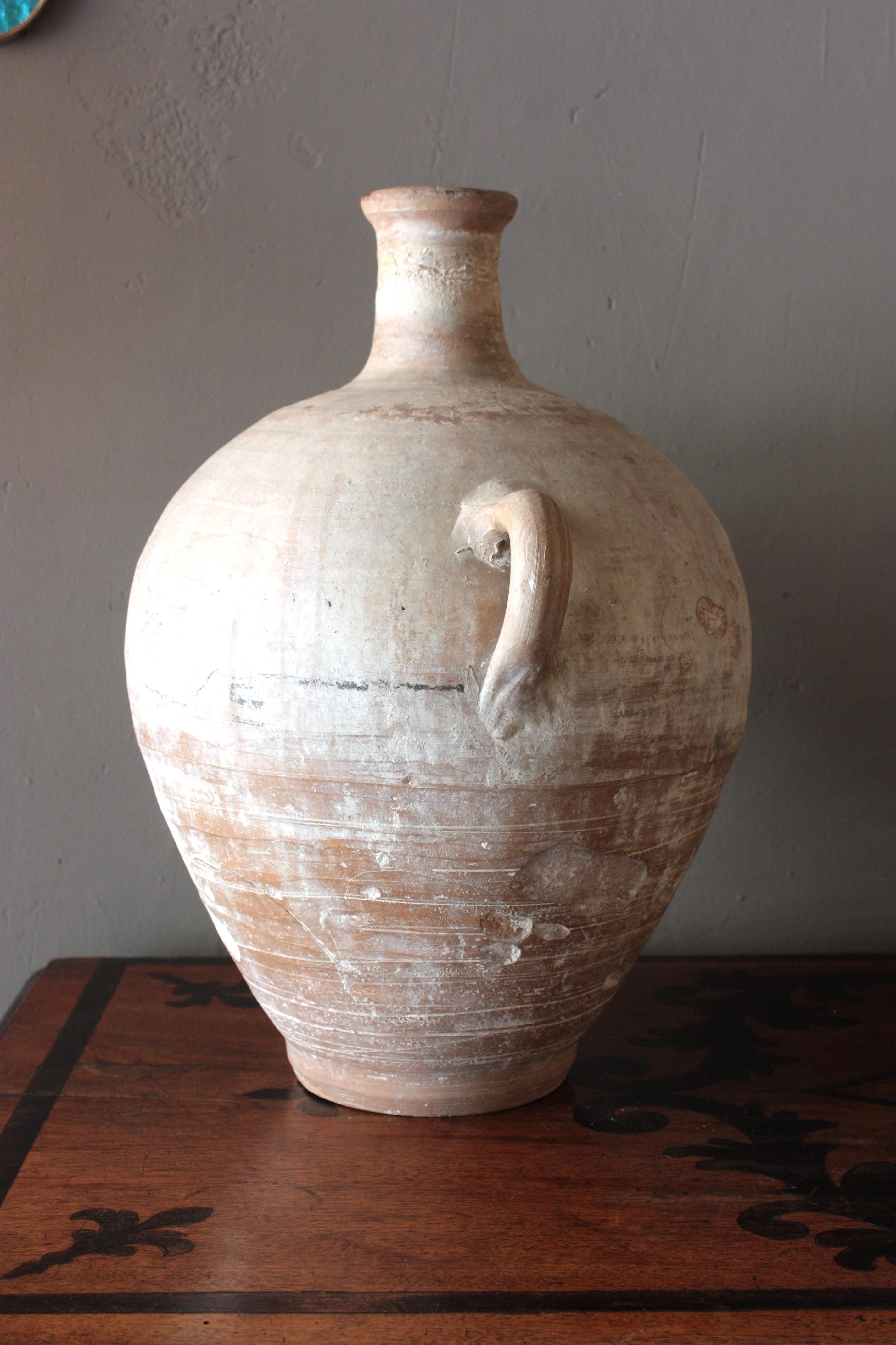 Spanish Large Terracotta Water Jar / Pitcher / Vessel For Sale 5