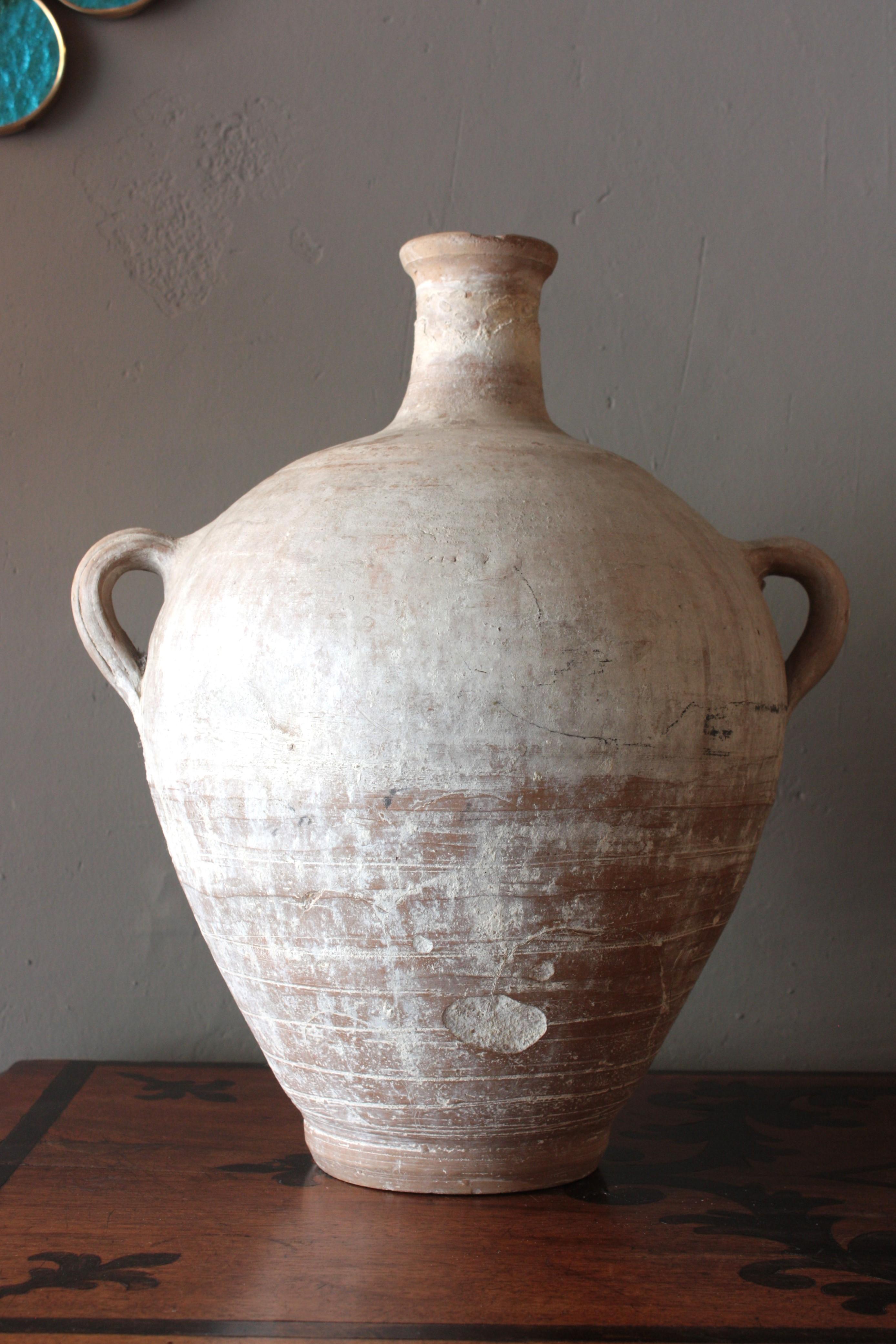 Spanish Large Terracotta Water Jar / Pitcher / Vessel For Sale 3