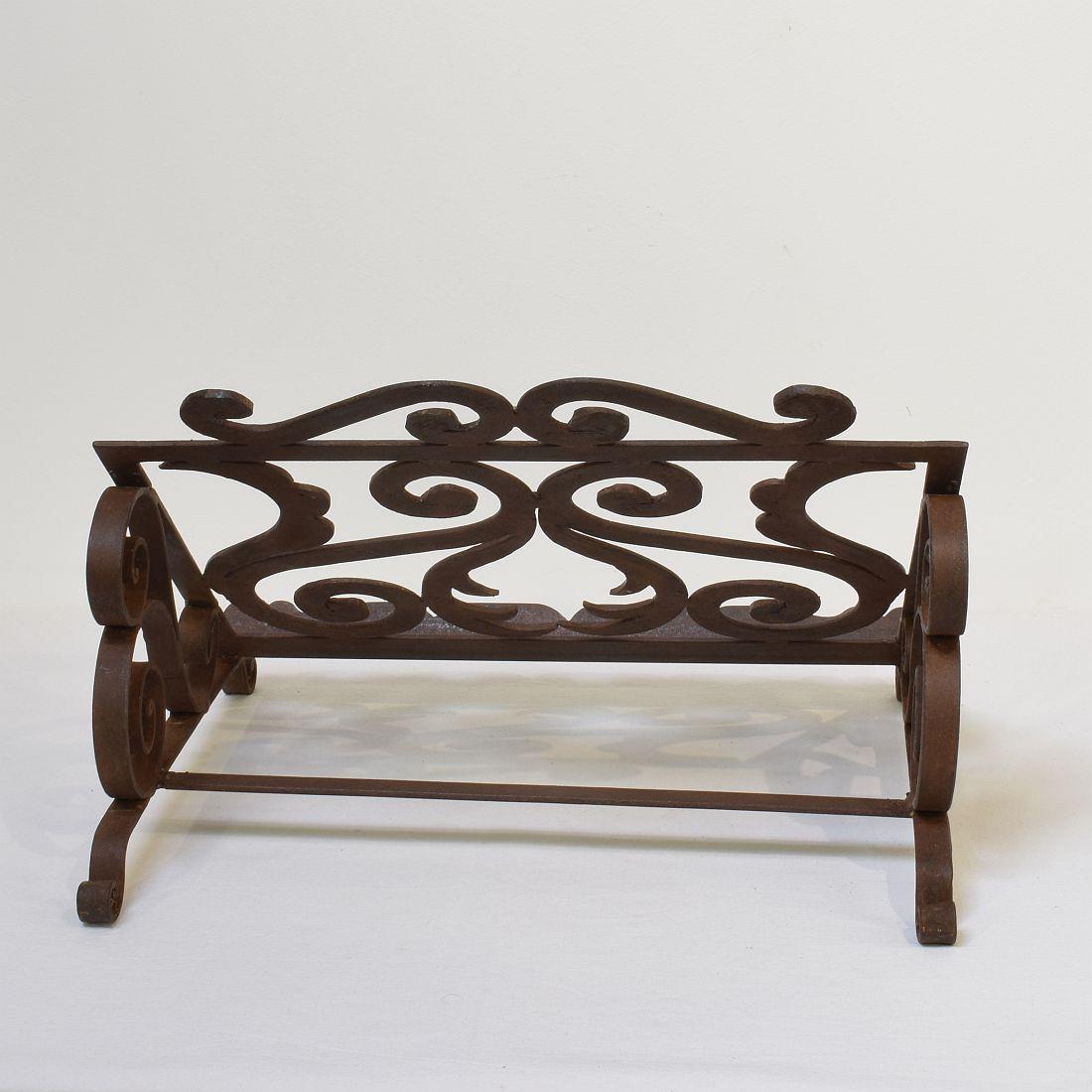 Spanish Late 19th Century Hand Forged Iron Lectern 3