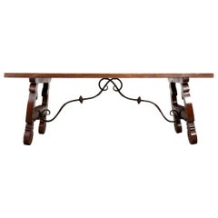 Spanish Late 19th Century Walnut Dining Table