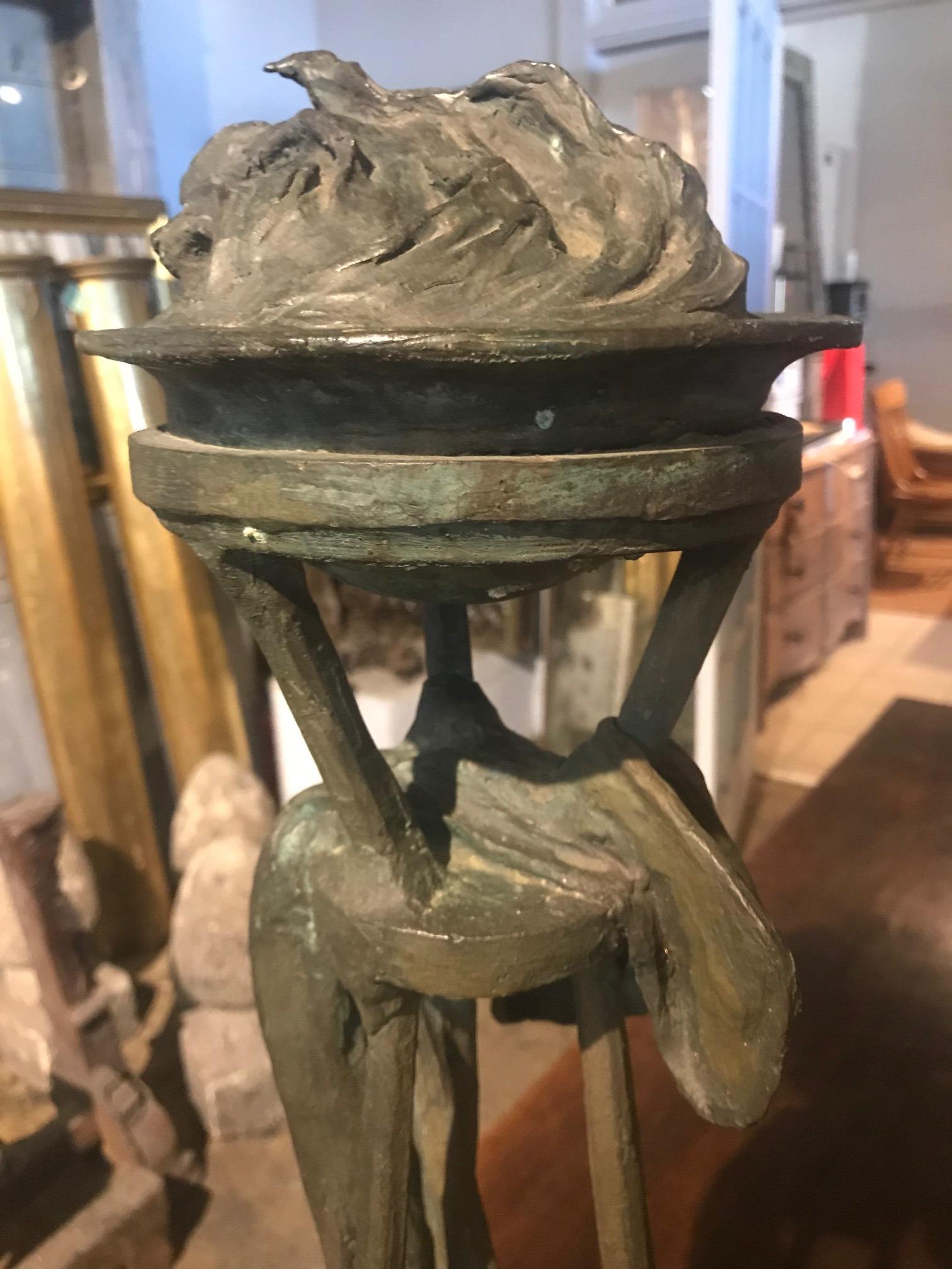 Spanish Later 19th Century Flame Finial For Sale 1