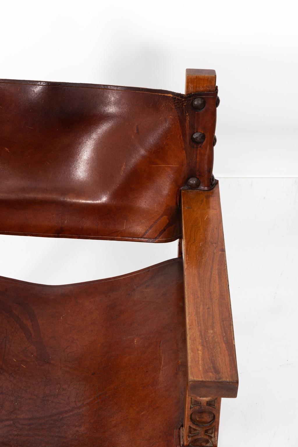 Spanish Leather Armchair 1
